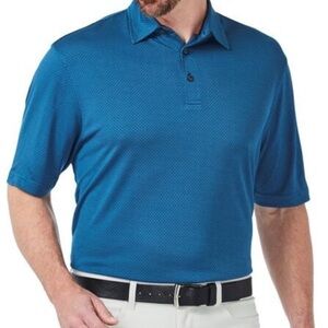 Haggar Blue Polo Shirt Classic Style